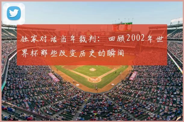 独家对话当年裁判：回顾2002年世界杯那些改变历史的瞬间