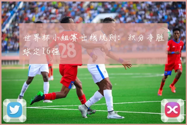 世界杯小组赛出线规则：积分净胜球定16强