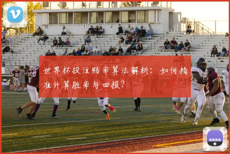 世界杯投注赔率算法解析：如何精准计算胜率与回报？