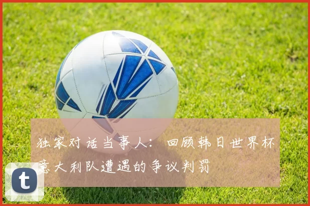 独家对话当事人：回顾韩日世界杯意大利队遭遇的争议判罚